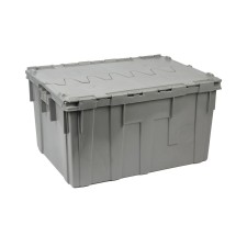 Bon Chef 812001P Stackable Gray Reinforced Plastic Chafer Box with Locking Lid, 28&quot; x 21&quot; x 15&quot;