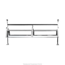 Bon Chef 90081SS Double Sided Stainless Steel Sneeze Guard for 8&#39; Buffet, 8&#39 x 44&quot; x 32&quot;