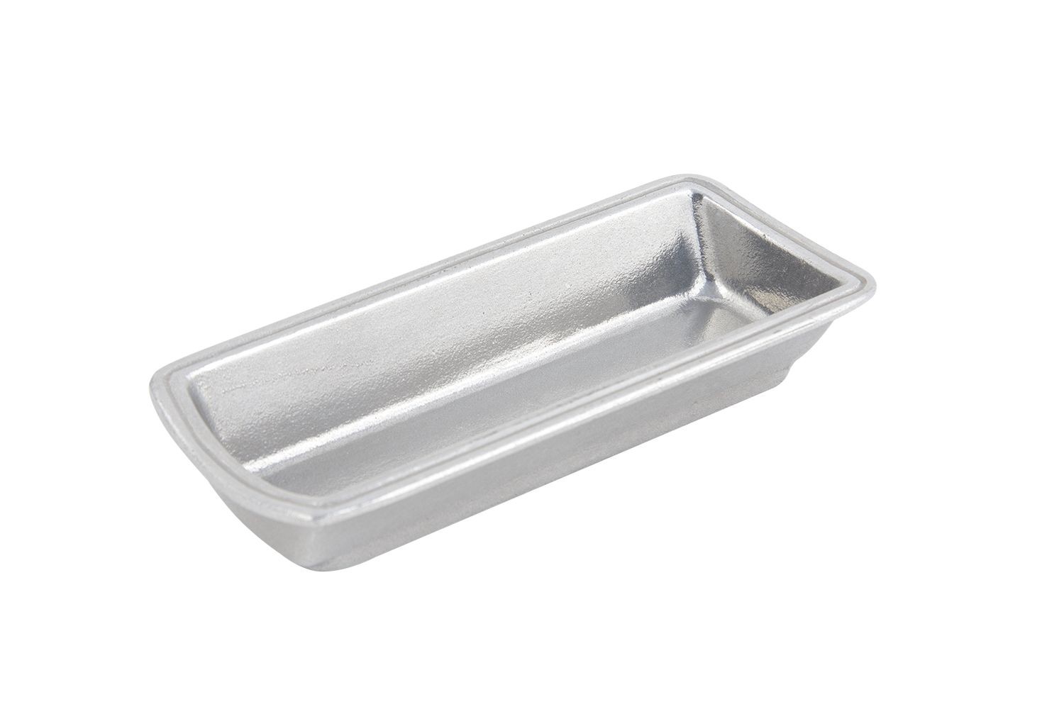 Bon Chef 9031P Celery and Olive Tray, Pewter Glo 3 3/16" x 7 9/16" x 1 1/4", Set of 12