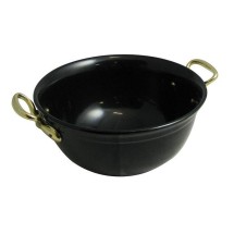 Bon Chef 9070HRP Tulip Bowl with Round Handles, Pewter Glo 4 Qt.