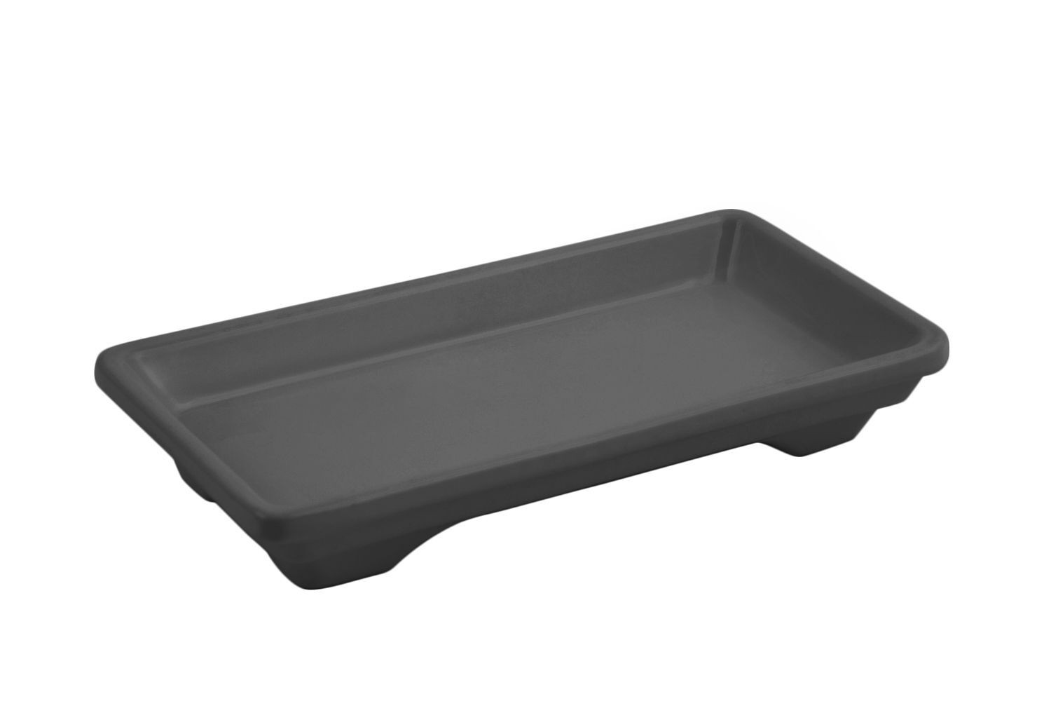 Bon Chef 9082S Small Footed Rectangular Tray, Sandstone 7 1/2" x 3 3/4", Set of 3