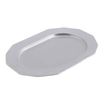 Bon Chef 9099P Long Prism Tray, Pewter Glo 9 7/8&quot; x 14 1/4&quot;
