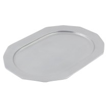 Bon Chef 9100P Long Prism Tray, Pewter Glo 12 1/4&quot; x 16 3/4&quot;