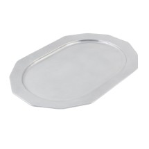 Bon Chef 9101P Long Prism Tray, Pewter Glo 14&quot; x 20&quot;