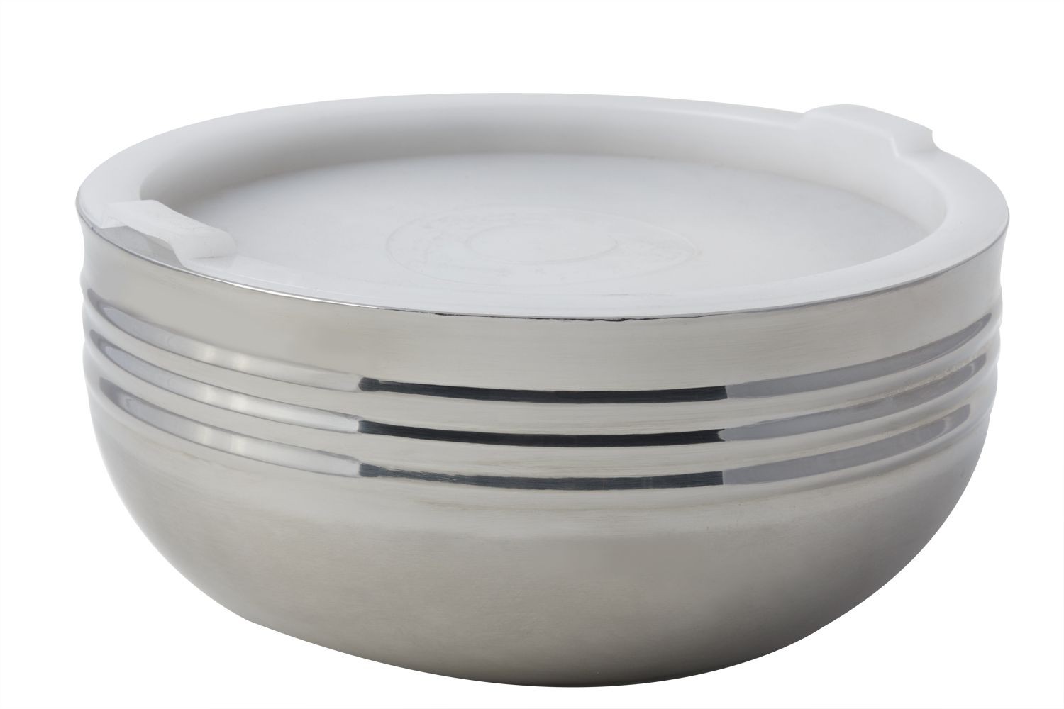 Bon Chef 9319 Cold Wave Triple Wall Bowl with Stacking Cover, 3 1/2 Qt.