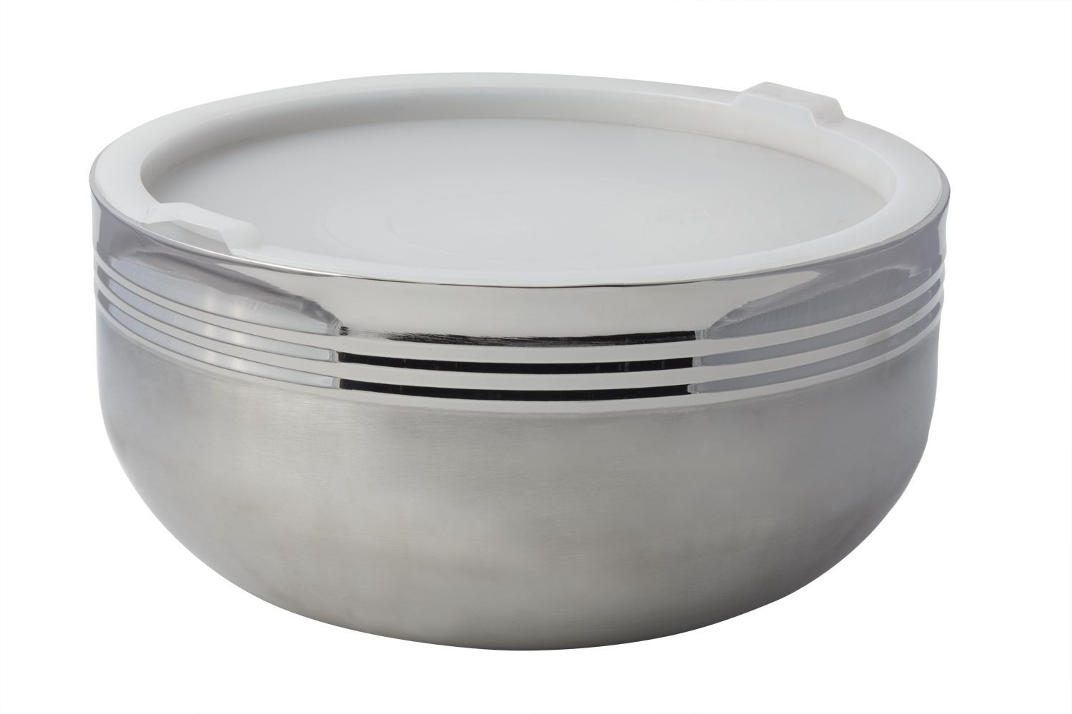 Bon Chef 9320 Cold Wave Triple Wall Bowl with Stacking Cover, 10 Qt. 2 oz.