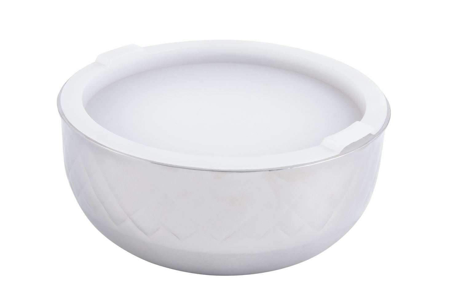 Bon Chef 9320DI Cold Wave Diamond Collection Triple Wall Bowl with Stacking Cover, 10 Qt. 2 oz.