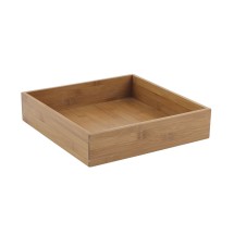 Bon Chef 9326 Half Size Bamboo Holder for Cold Wave Platter 11 1/4&quot; x 11 1/4&quot; x 2 5/8&quot;, Set of 6