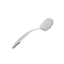 Bon Chef 9457 EZ Use Banquet Serving Solid Spoon with Hollow Cool Handle, 13 1/2&quot;