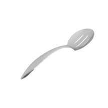 Bon Chef 9464 EZ Use Banquet Serving Slotted Spoon with Hollow Cool Handle, 9 3/4&quot