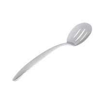 Bon Chef 9467HF EZ Use Slotted Serving Spoon with Hammered Finish, 16&quot;
