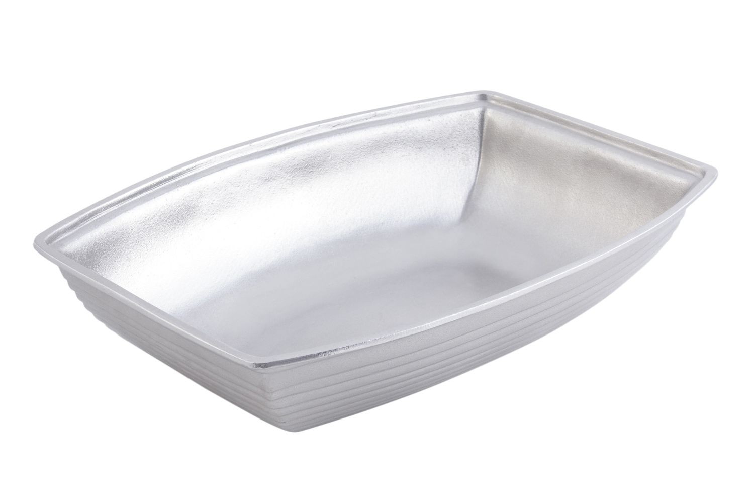 Bon Chef 9506P Oblong Salad Bowl, Pewter Glo 19 1/2" x 14 1/2" x 4 3/4"