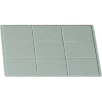Bon Chef 9600-1/2P Half-Size Tile Tray, Pewter Glo 13 1/8" x 10 3/4"