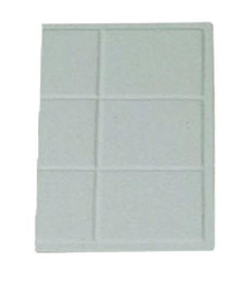 Bon Chef 9600-1/3P 1/3 Size Tile Tray, Pewter Glo 13 1/8" x 7 3/16"