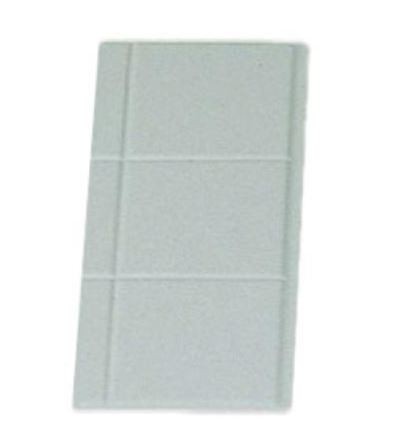 Bon Chef 9600-1/4P 1/4 Size Tile Tray, Pewter Glo 13 1/8" x 5 3/8"