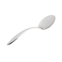 Bon Chef 9643 EZ Use Banquet Serving Solid Spoon with Hollow Cool Handle, 9 3/4&quot;