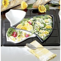 Bon Chef 9666P Futura 1 1/2 Size Tile for (2) 70006 and (1) 70009, Pewter Glo