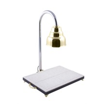 Bon Chef 9694 Carving Station with Heat Lamp, Brass Shade 24&quot; x 18&quot; x 30 1/2&quot;