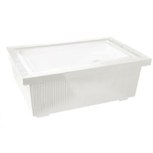 Bon Chef 9695P Single Insulated Ice Station, Pewter Glo 24 3/4&quot; x 16 3/4&quot; x 8 1/4&quot;
