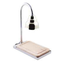 Bon Chef 9698 Carving Station with Butcher Block Board, Brass Shade 21&quot; x 13&quot;