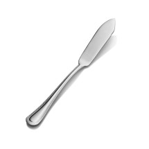 Bon Chef S1013 Sombrero 18/8 Stainless Steel Flat Handle Butter Spreader