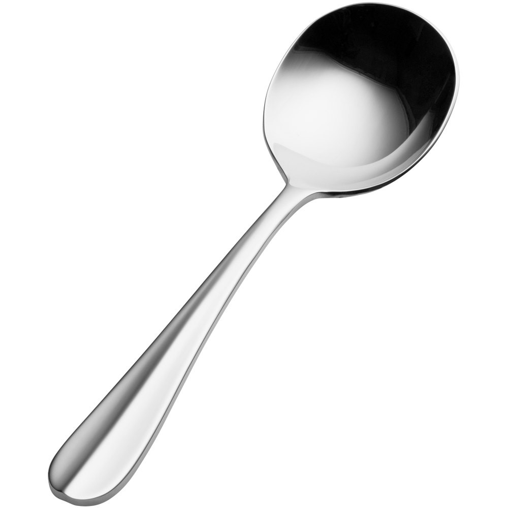 Bon Chef S101S Monroe 18/8 Stainless Steel  Bouillon Spoon
