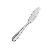 Bon Chef S113S Monroe 18/8 Stainless Steel  Flat Handle Butter Spreader