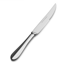 Bon Chef S115 Monroe 18/8 Stainless Steel European Solid Handle Steak Knife