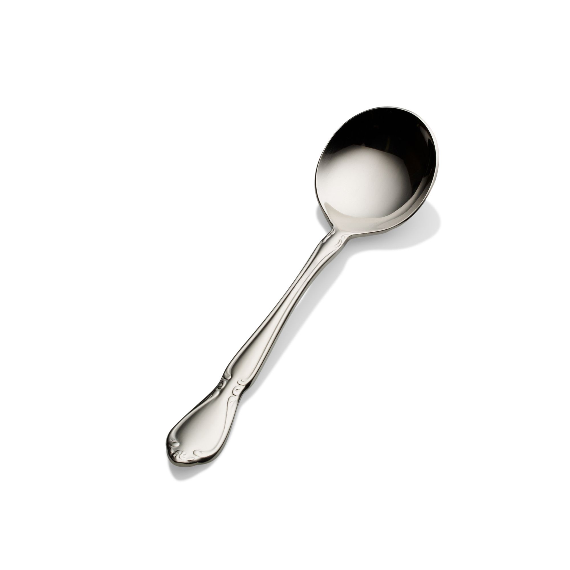 Bon Chef S1801 Queen Anne 18/8 Stainless Steel Bouillon Spoon