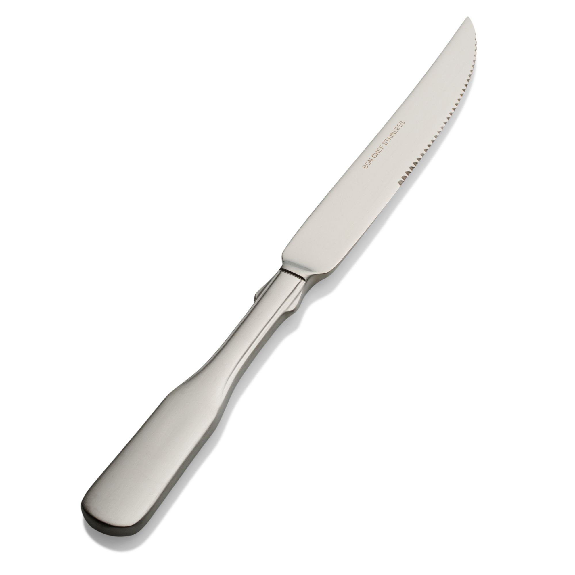 Bon Chef S1915 Liberty 18/8 Stainless Steel European Solid Handle Steak Knife