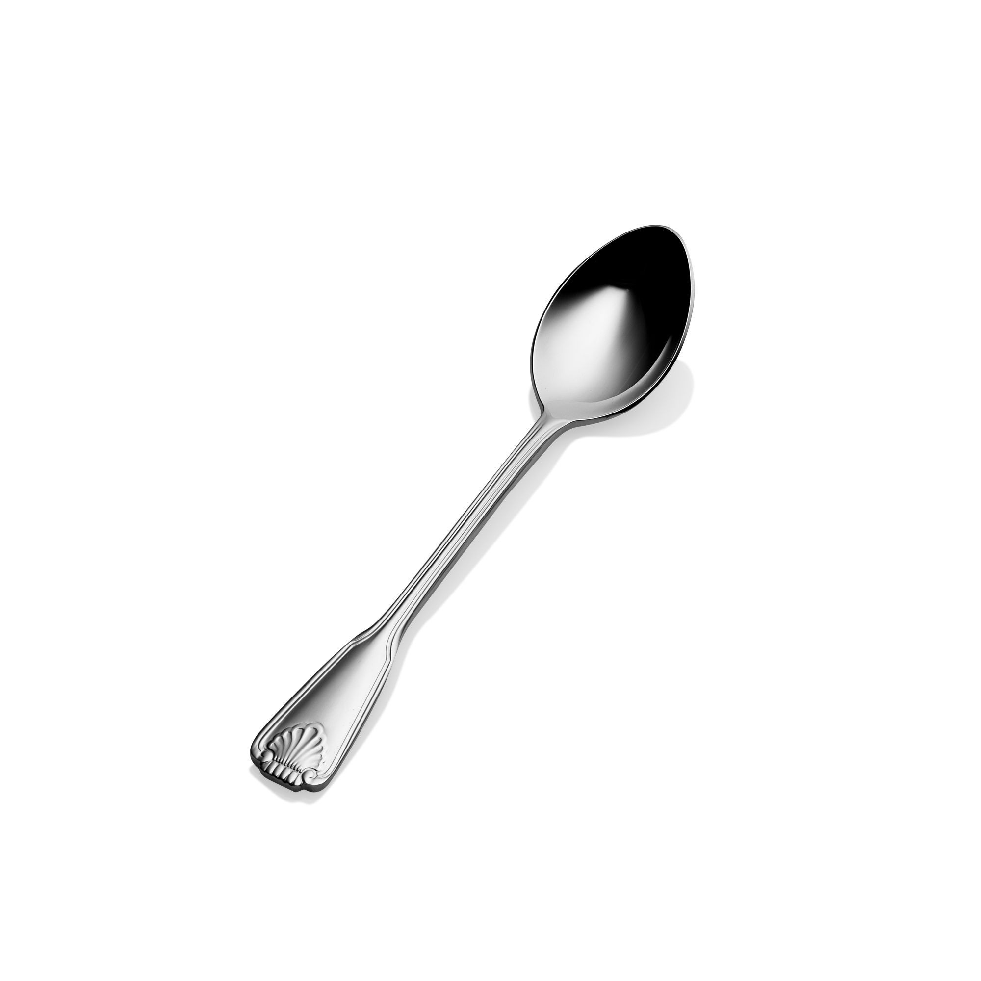 Bon Chef S2000S Shell 18/8 Stainless Steel Silverplated Teaspoon