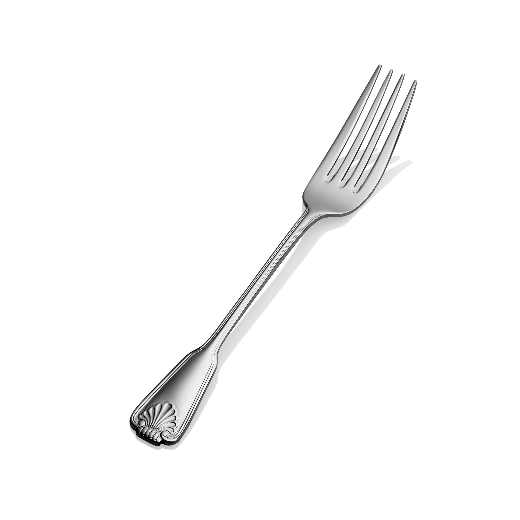 Bon Chef S2006S Shell 18/8 Stainless Steel Silverplated European Dinner Forks