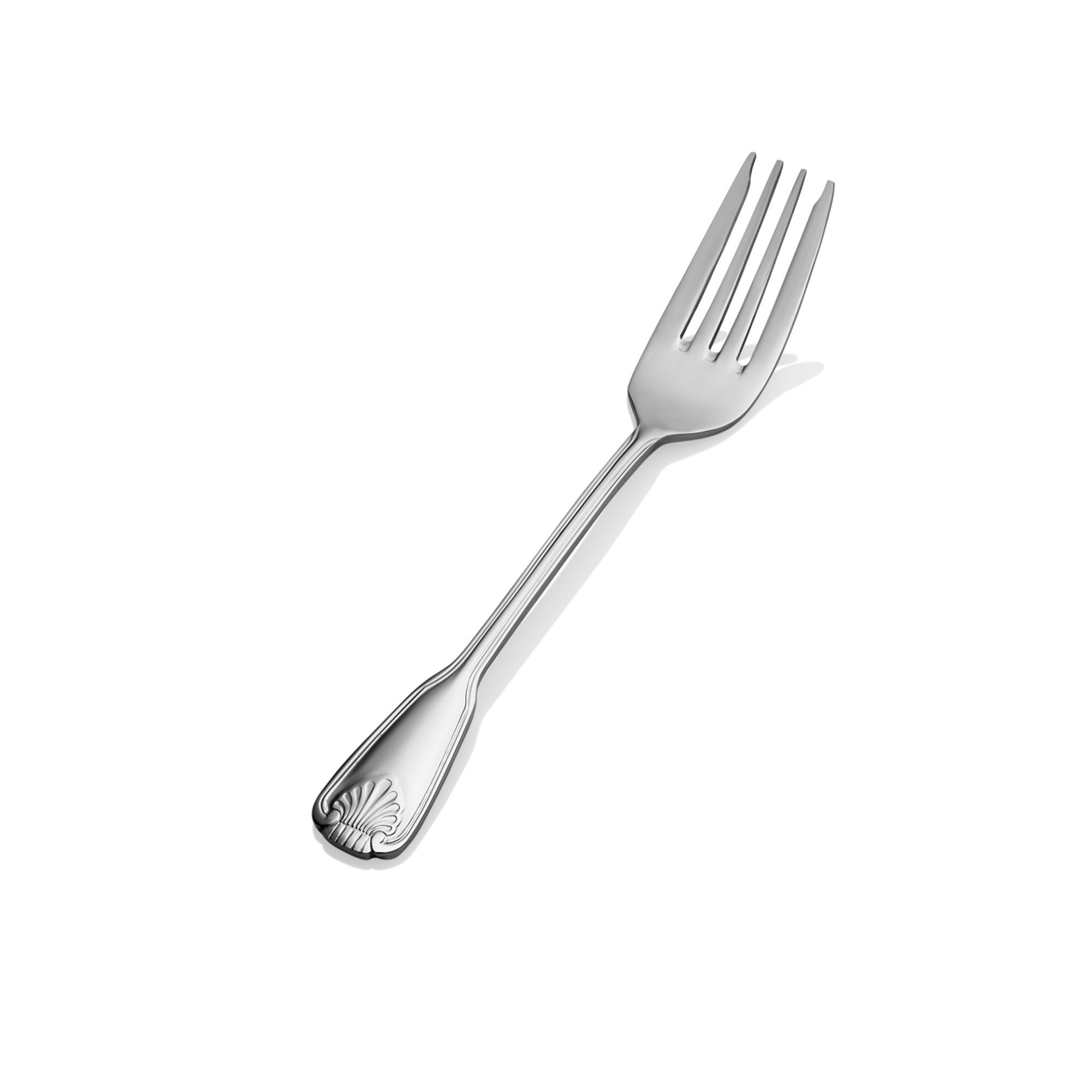 Bon Chef S2007S Shell 18/8 Stainless Steel Silverplated Salad and Dessert Forks