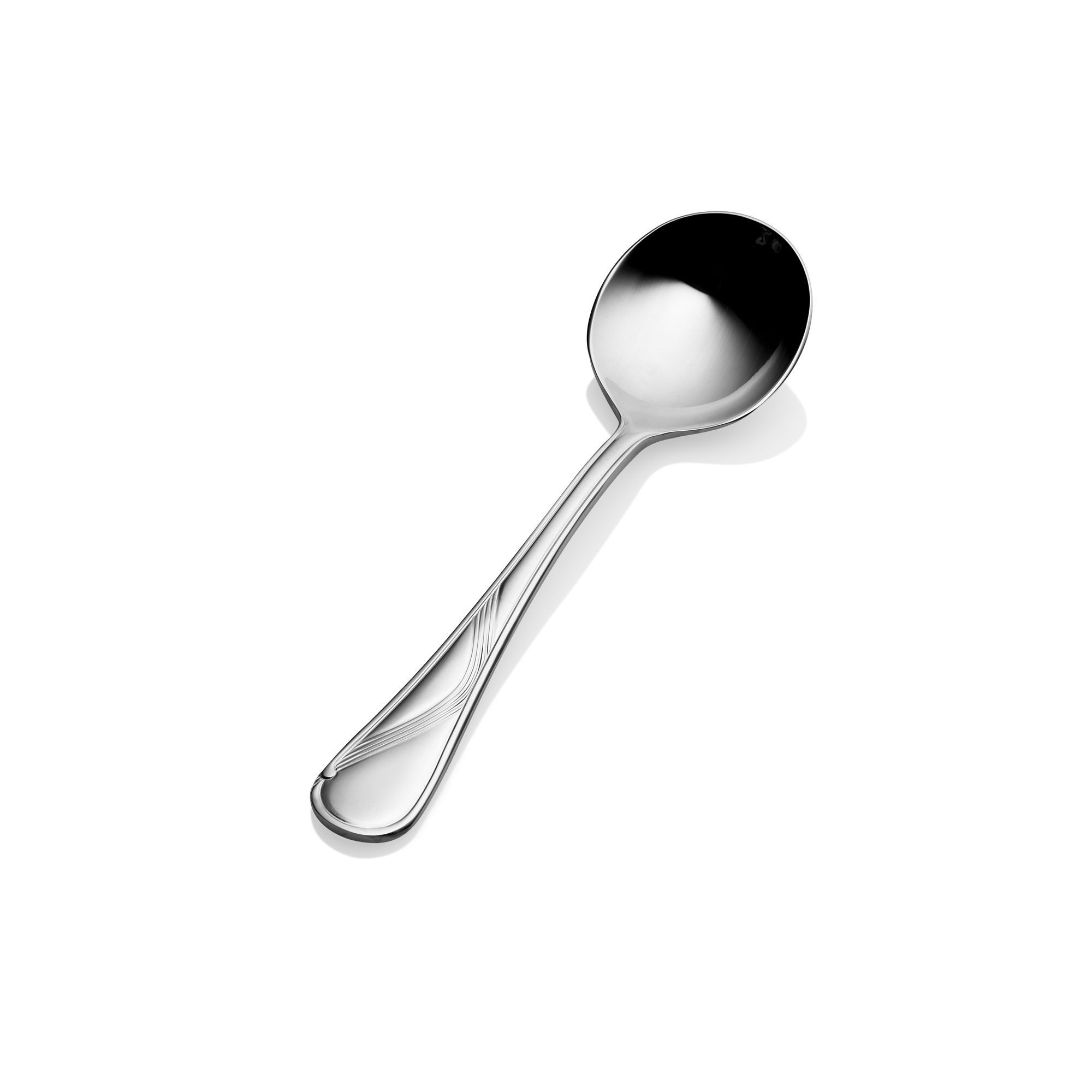 Bon Chef S2201S Wave 18/8 Stainless Steel  Bouillon Spoon