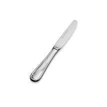 Bon Chef S2217 Wave 18/8 Stainless Steel European Solid Handle Butter Knife