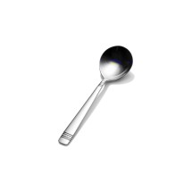 Bon Chef S2601S Julia 18/8 Stainless Steel Silverplated Bouillon Spoon
