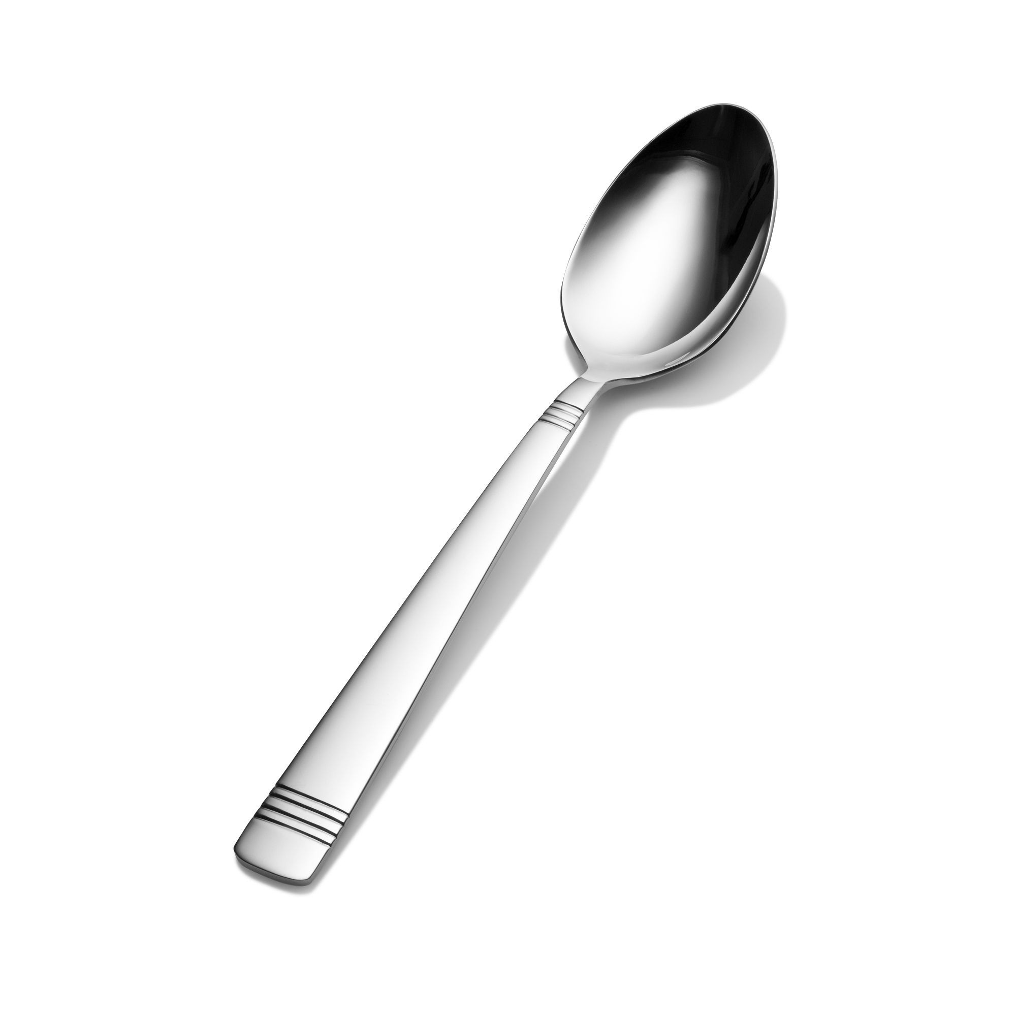 Bon Chef S2604S Julia 18/8 Stainless Steel Silverplated European Serving Spoon