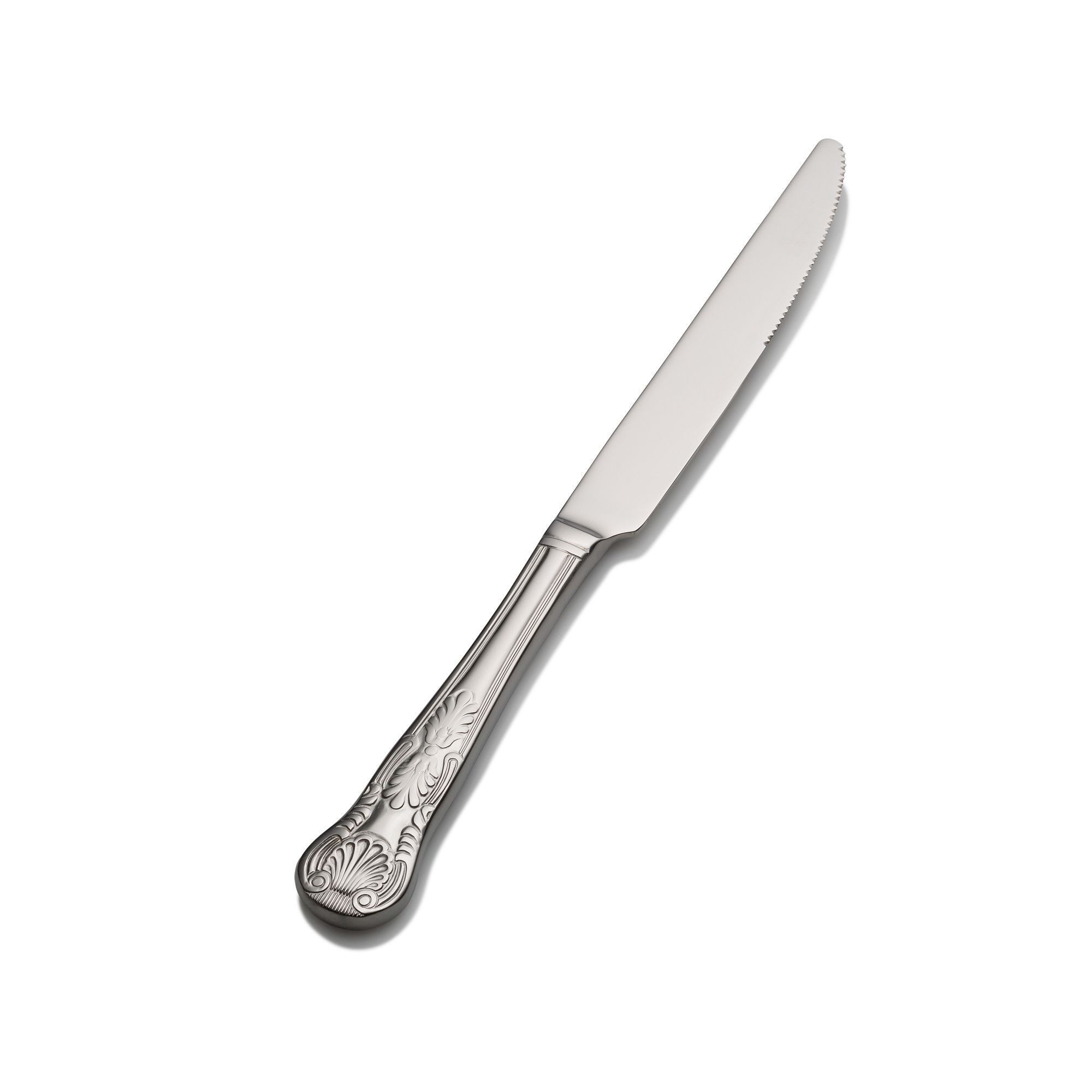 Bon Chef S2712S Kings 18/8 Stainless Steel  European Solid Handle Dinner Knife