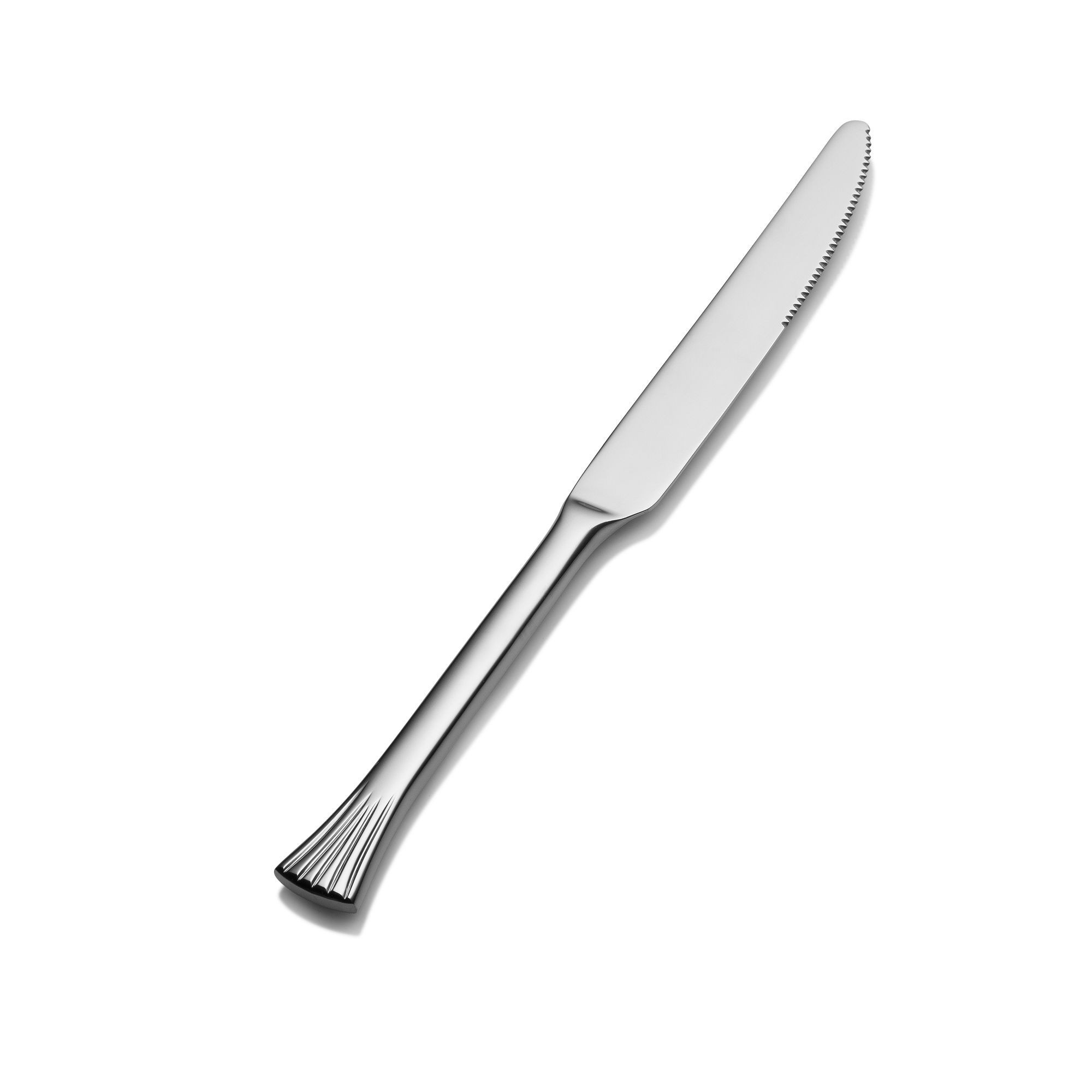 Bon Chef S2812S Mimosa 18/8 Stainless Steel  European Solid Handle Dinner Knife