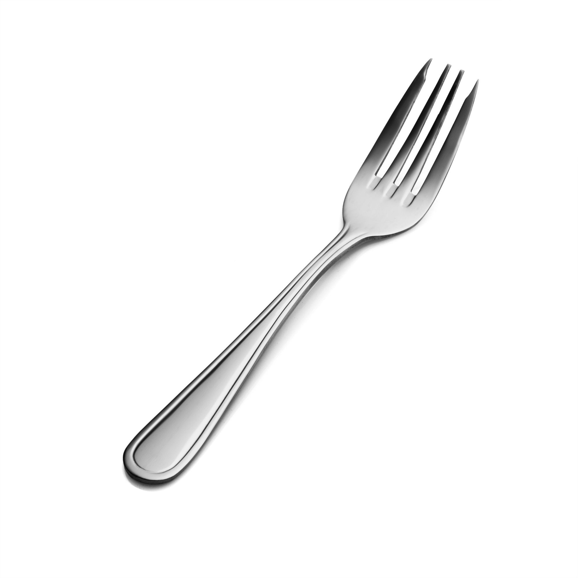 Bon Chef S307S Tuscany 18/8 Stainless Steel Silverplated Salad and Dessert Fork