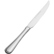 Bon Chef S315S Tuscany 18/8 Stainless Steel Silverplated European Solid Handle Steak Knife