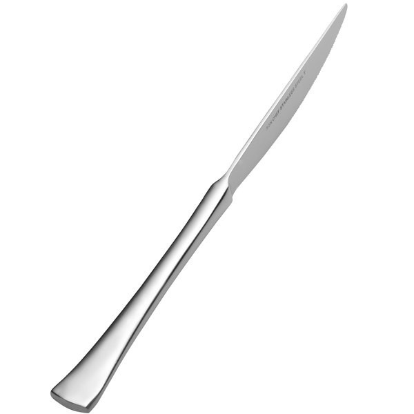 Bon Chef S3211S Aspen 18/8 Stainless Steel Silverplated Solid Handle Dinner Knife