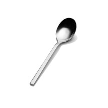 Bon Chef S3803S Milan 18/8 Stainless Steel Silverplated Soup and Dessert Spoon