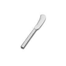 Bon Chef S3813S Milan 18/8 Stainless Steel Silverplated Butter Spreader