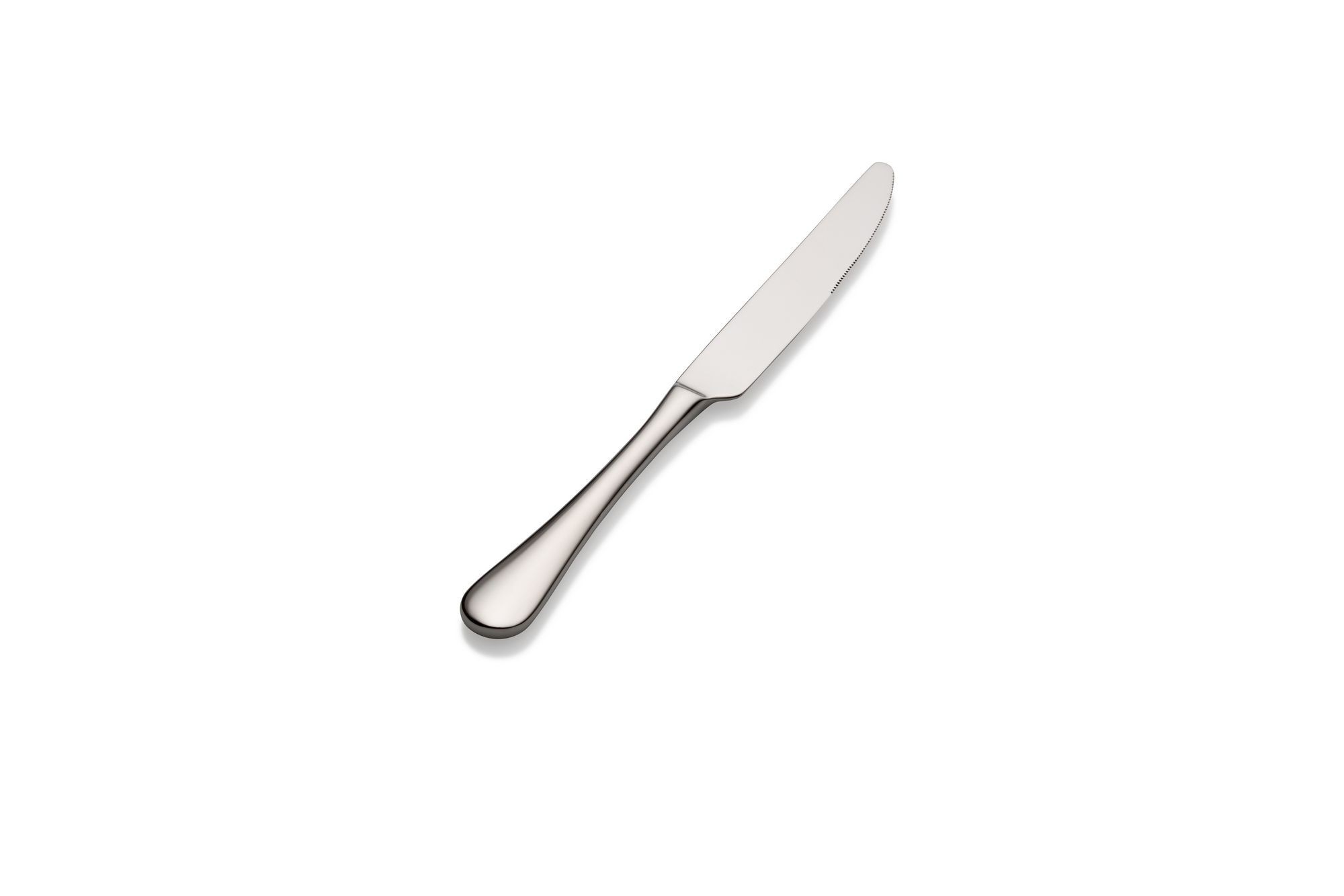 Bon Chef S4011S Como 18/8 Stainless Steel  Regular Solid Handle Dinner Knife