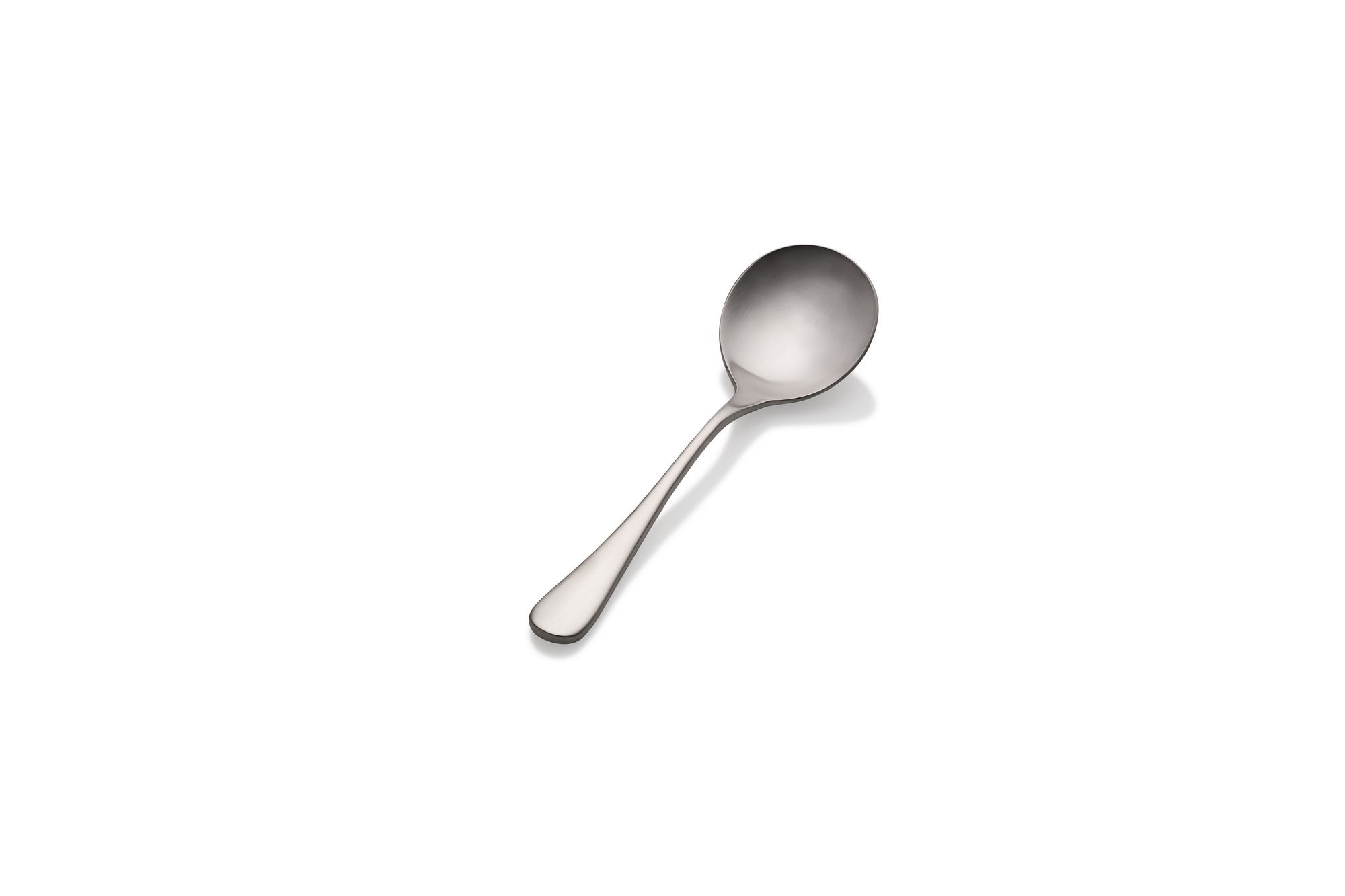 Bon Chef S4101 Como Satin Finish 18/8 Stainless Steel Bouillon Spoon