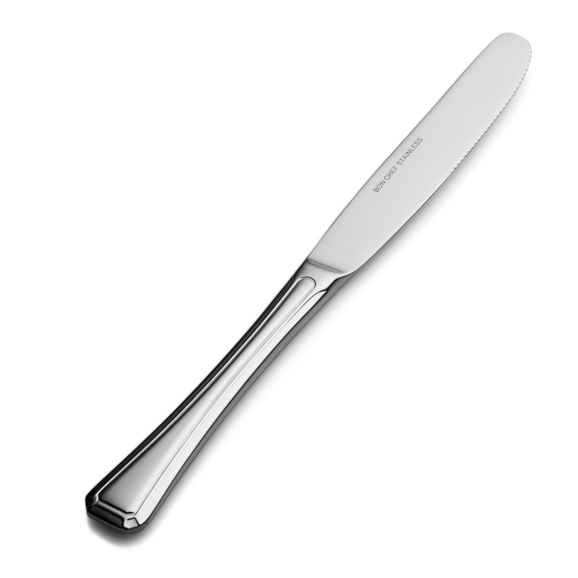 Bon Chef S514 Prism 18/8 Stainless Steel European Hollow Handle Dinner Knife