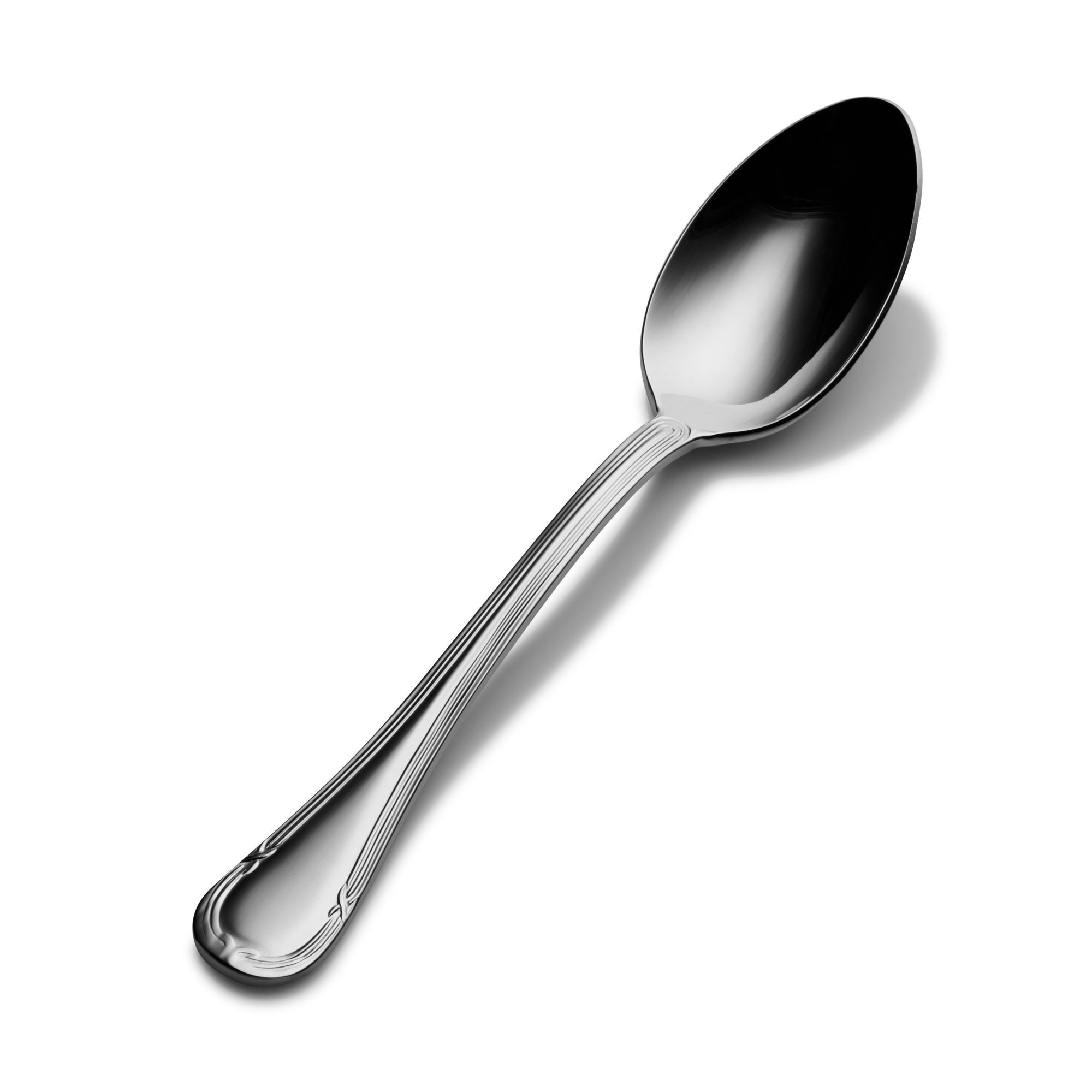 Bon Chef S803S Florence 18/8 Stainless Steel Silverplated Soup and Dessert Spoon