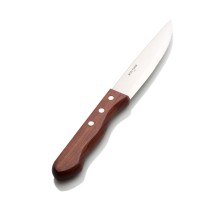 Bon Chef S937 Steak Knife with Dark Wood Handle and Pointed Tip Blade 9"