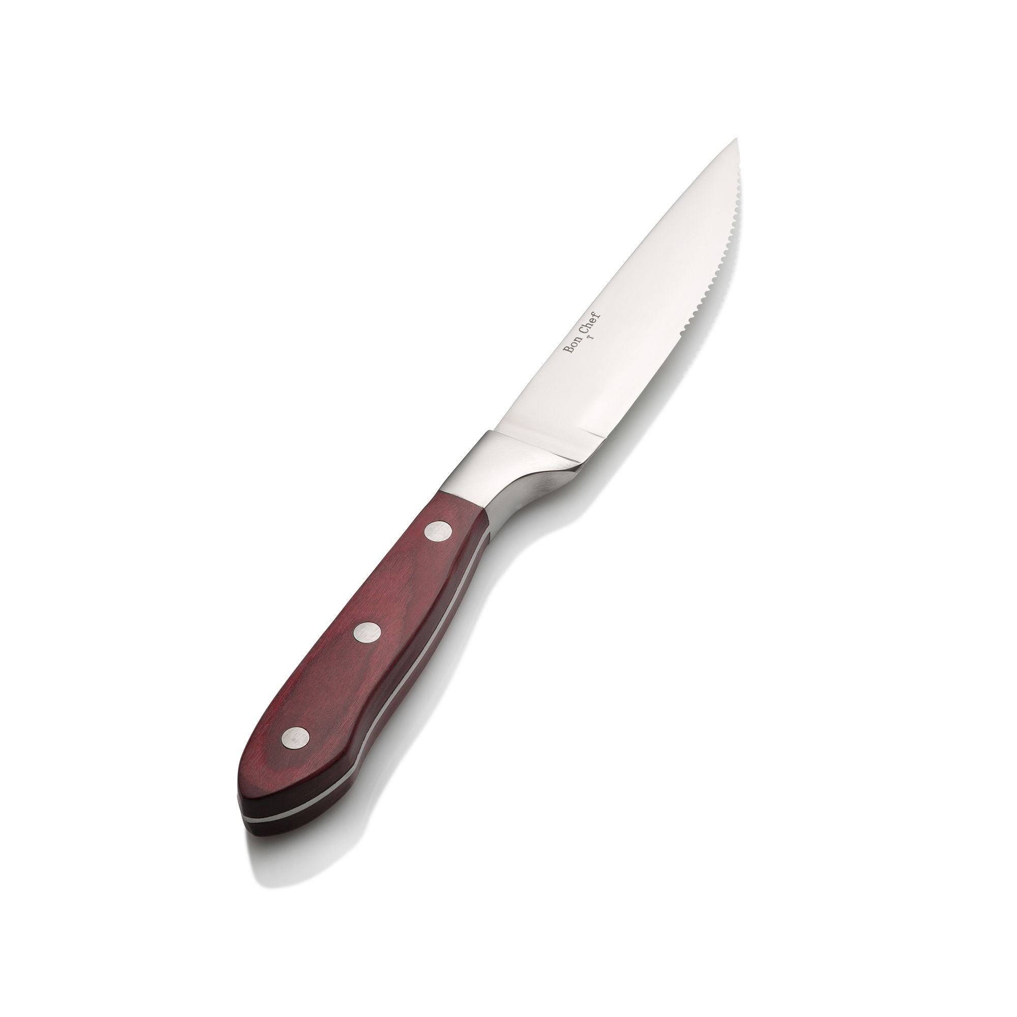 Bon Chef S939 Gaucho Steak Knife with Pakka Wood Handle 9-3/4